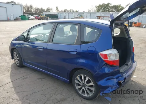 2013 Honda Fit Sport из США, поврежденный, VIN JHMGE8H58DC040506